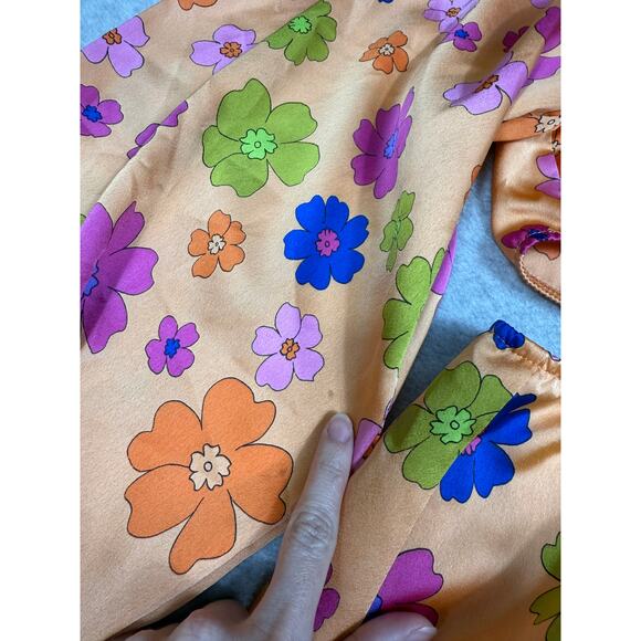 Show Me Your Mumu Womens Size XL Go Out Cut Out Mini Dress Poppin Poppy - Picture 6 of 12